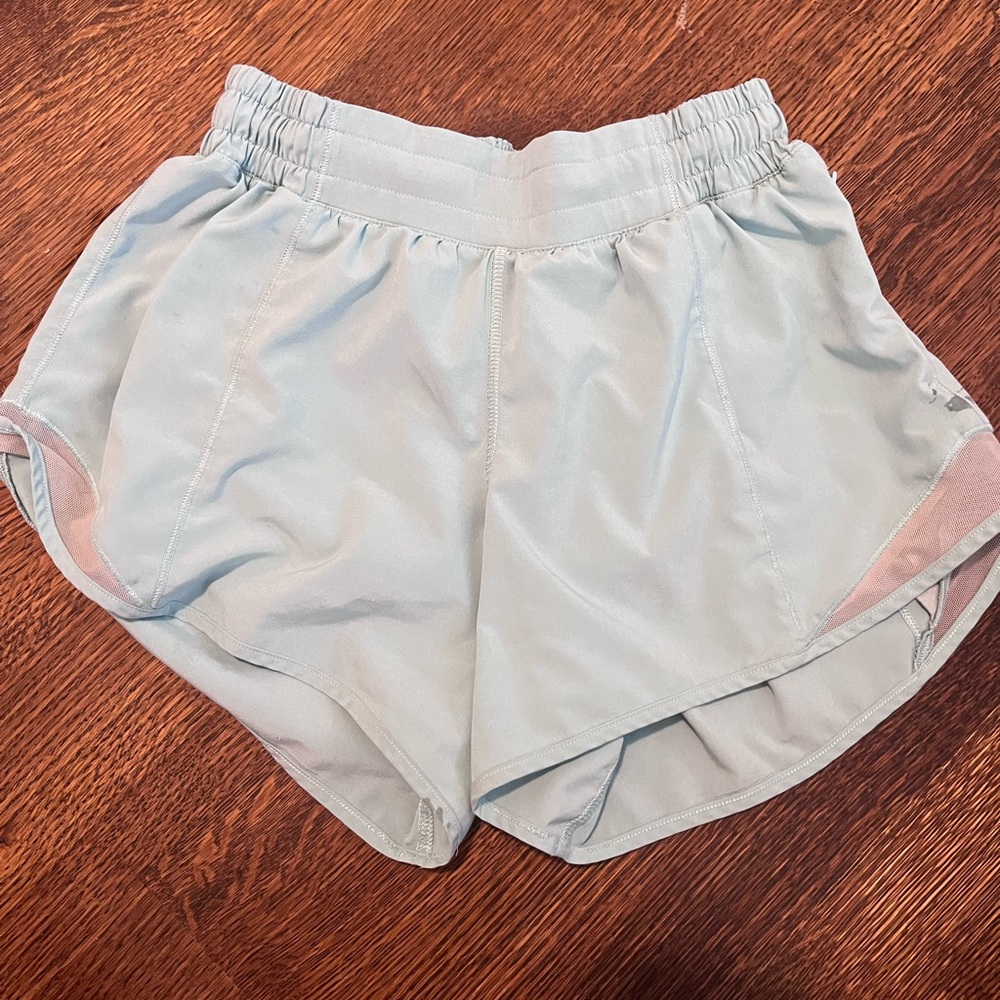 Very pretty blue lulu lemon hotty hot shorts!